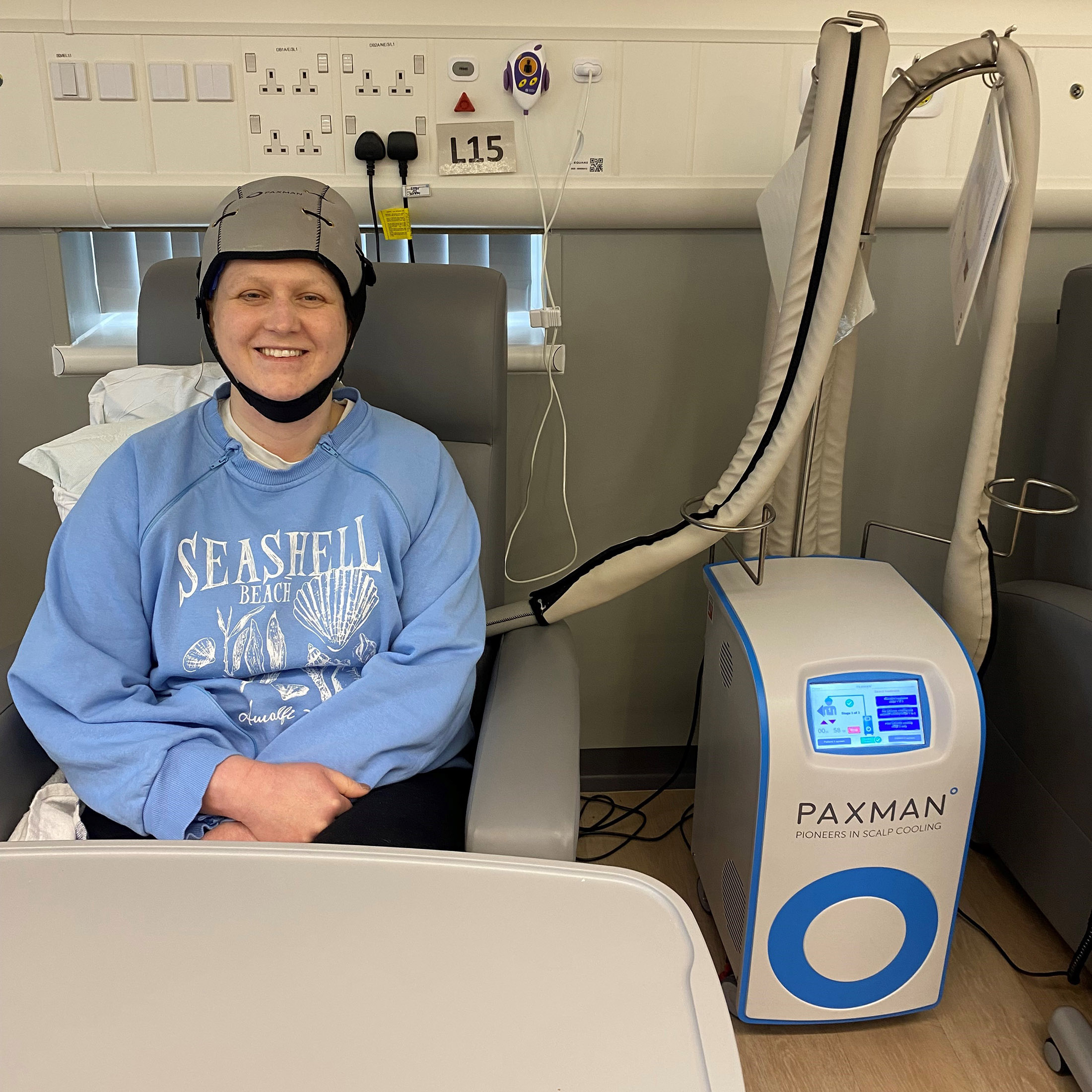 Patient Lisa using Paxman